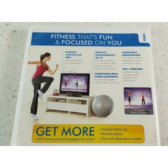 Nintendo Wii - Your Shape Jenny McCarthy Exercise Fitness Game with Manual - Picture 8 of 12